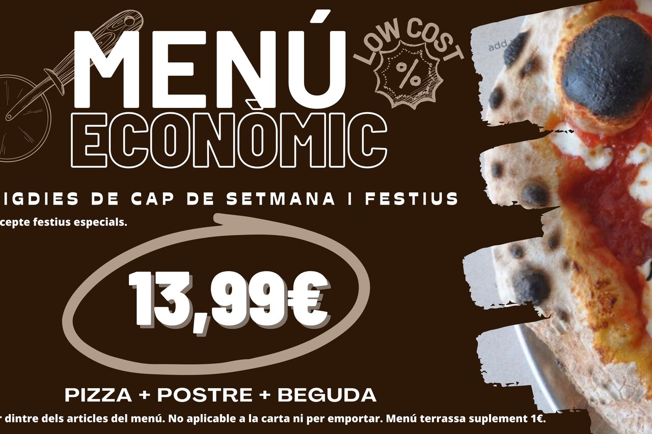 MENÚ CAPS DE SETMANA