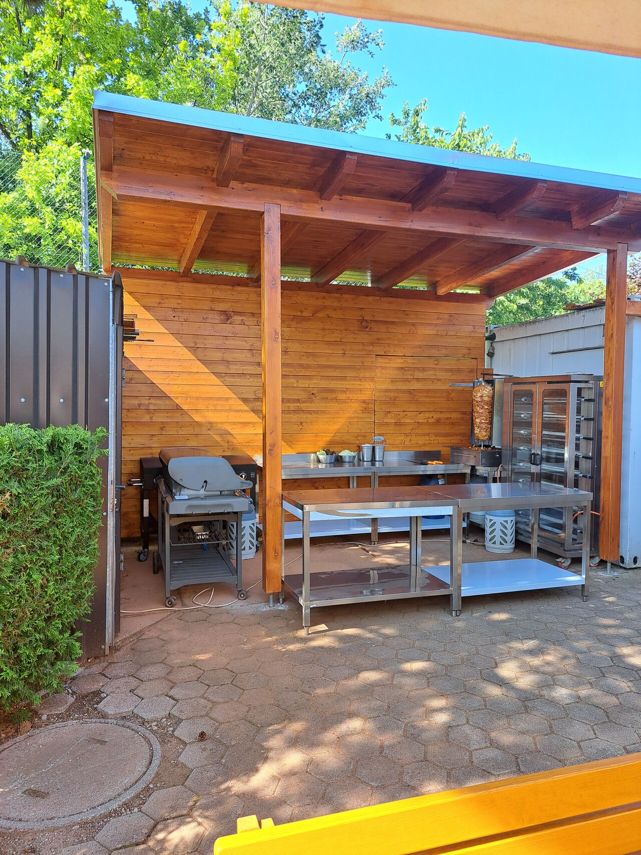 Unsere Grillstation