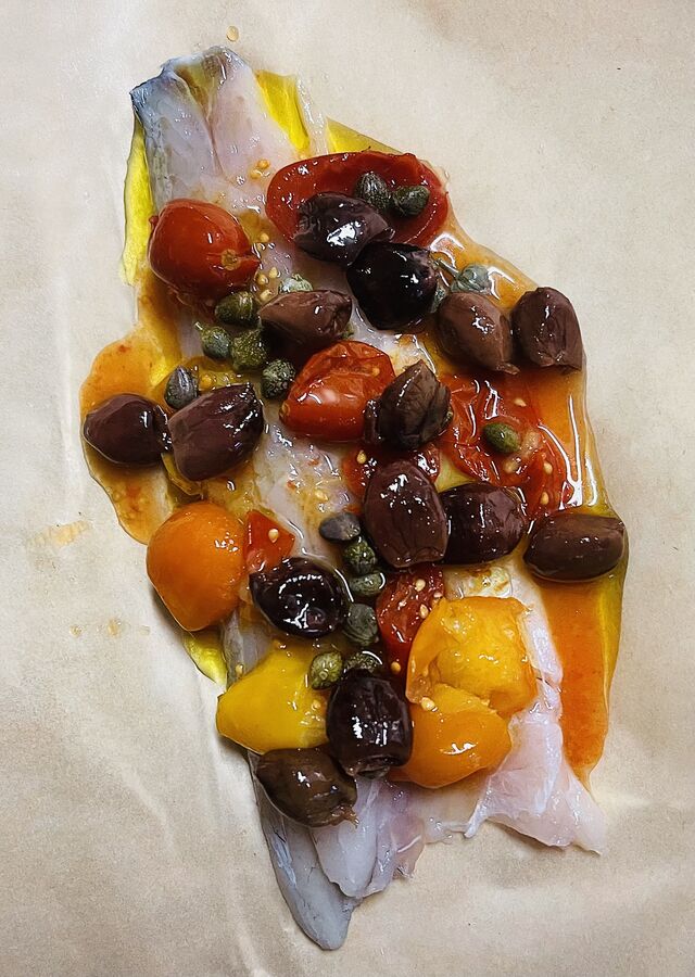 Branzino al cartoccio