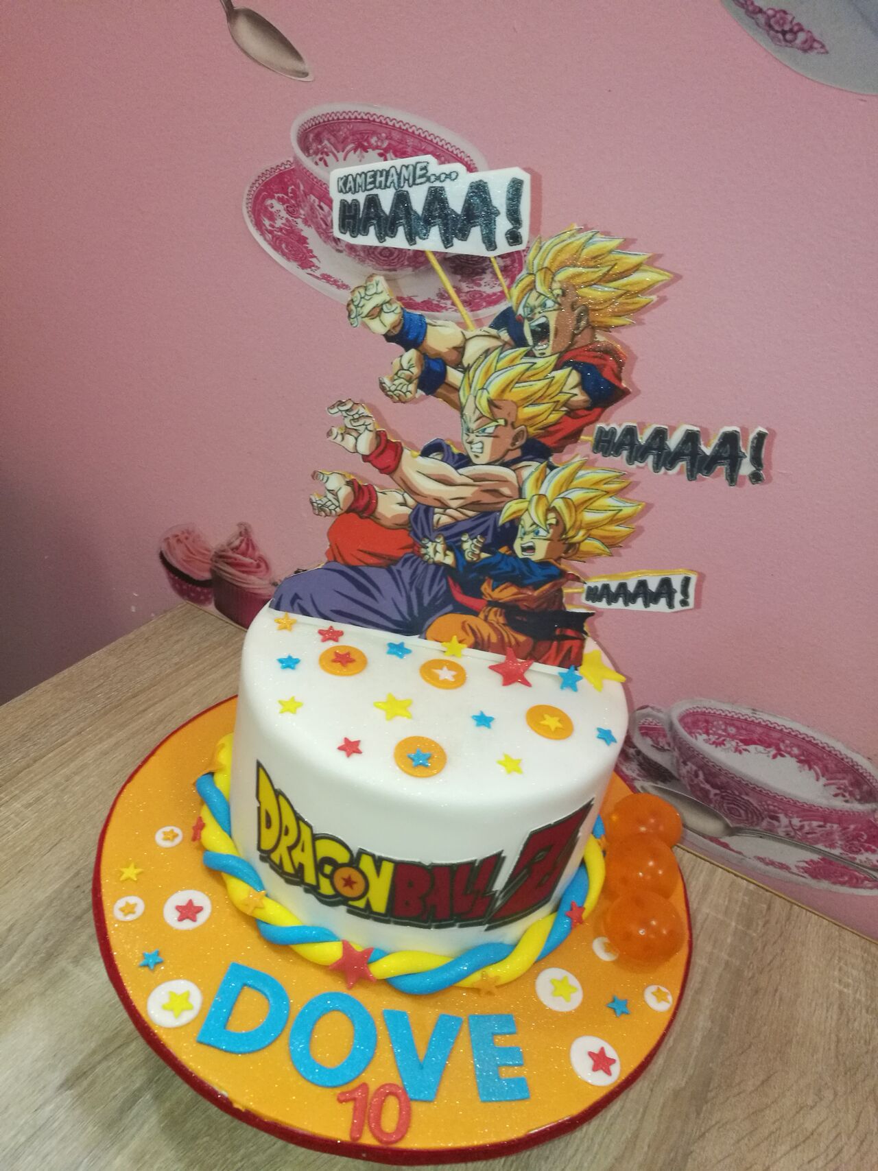 Gâteau thème Dragon Ball Z