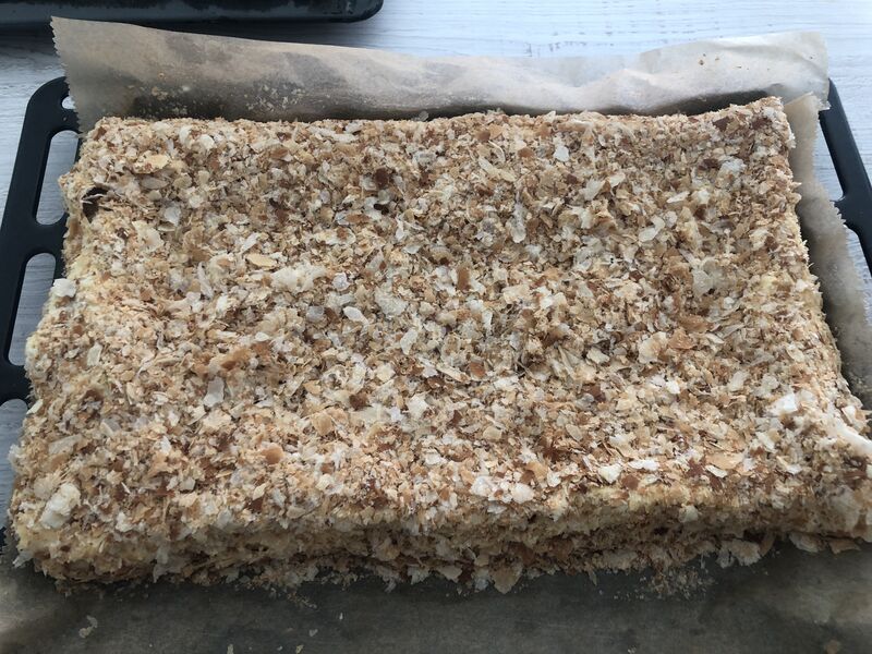 Napoleon hausgemachter Kuchen 