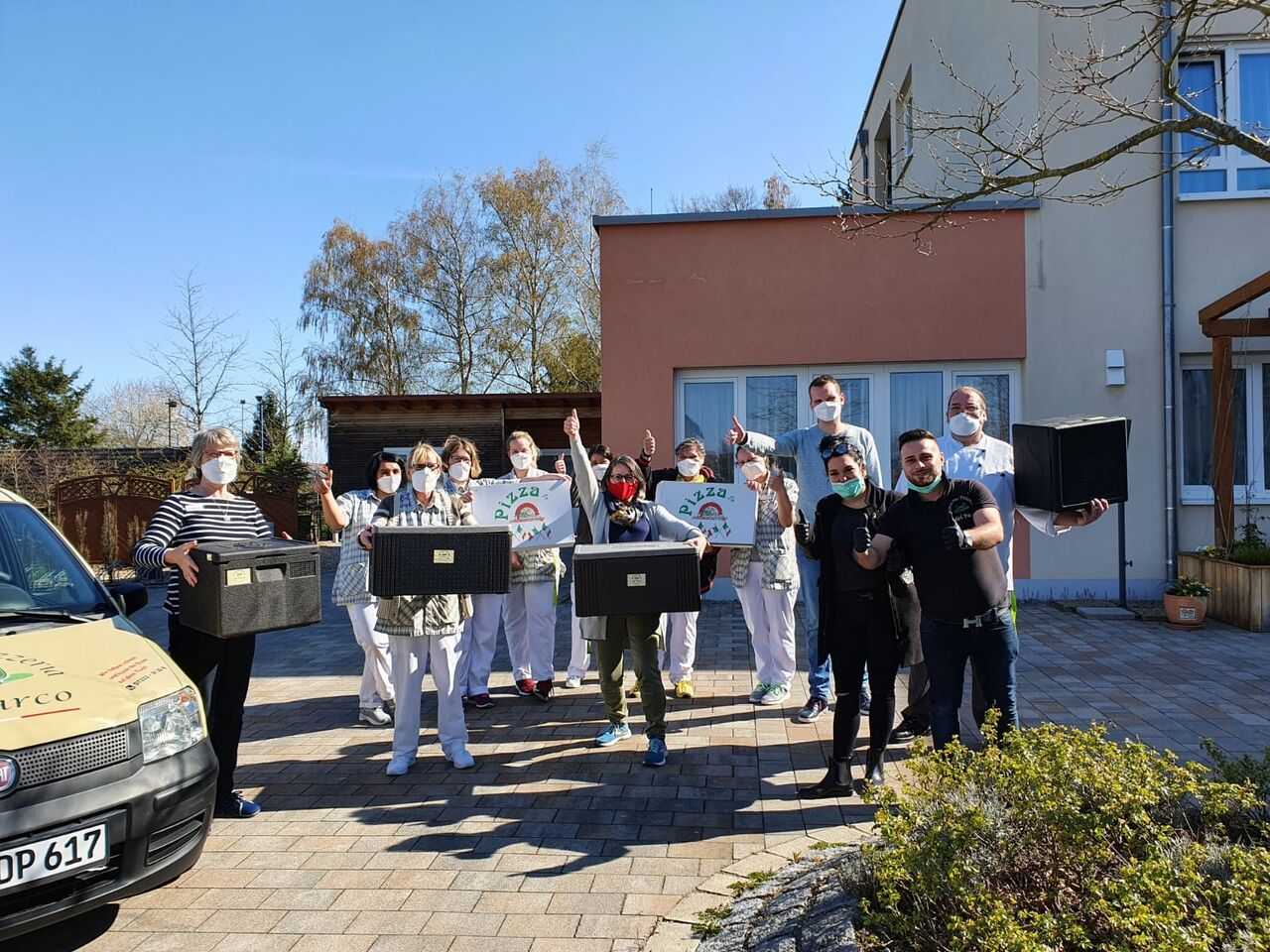 Eine Spende an das Compassio in Muggensturm in der Coronakrise
Wir wollten ,,DANKE