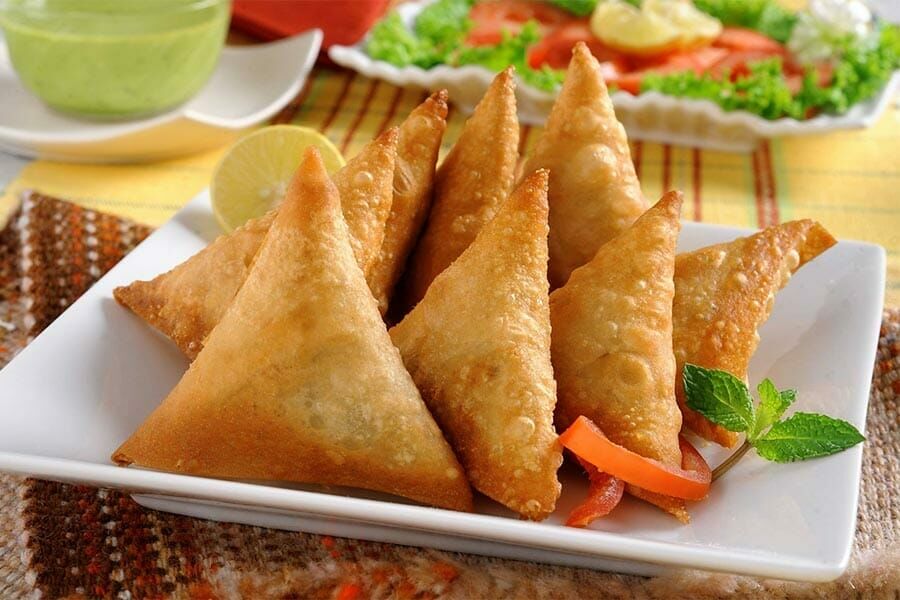 Samoussas 8 pièces 10€