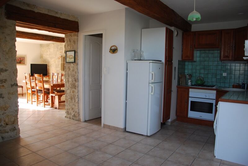 Cuisine équipée Gîte 100m2