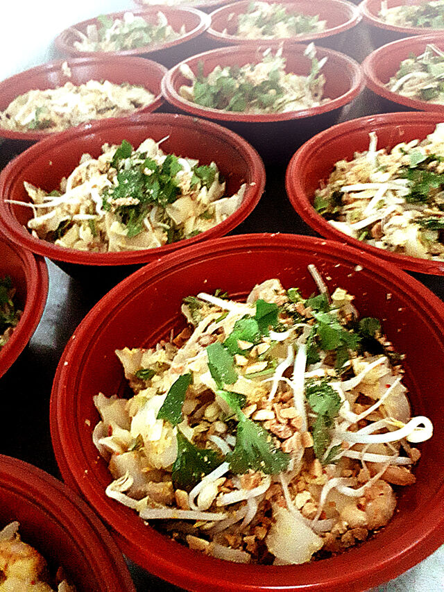 Sauté de nouilles riz façon Pad ThaÏ