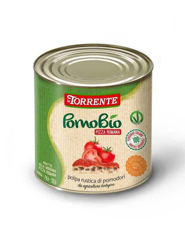 Pomo Bio Torrente
Il giusto pomodoro per le nostre Pinse dalla consistenza grossolana e dal sapore unico 