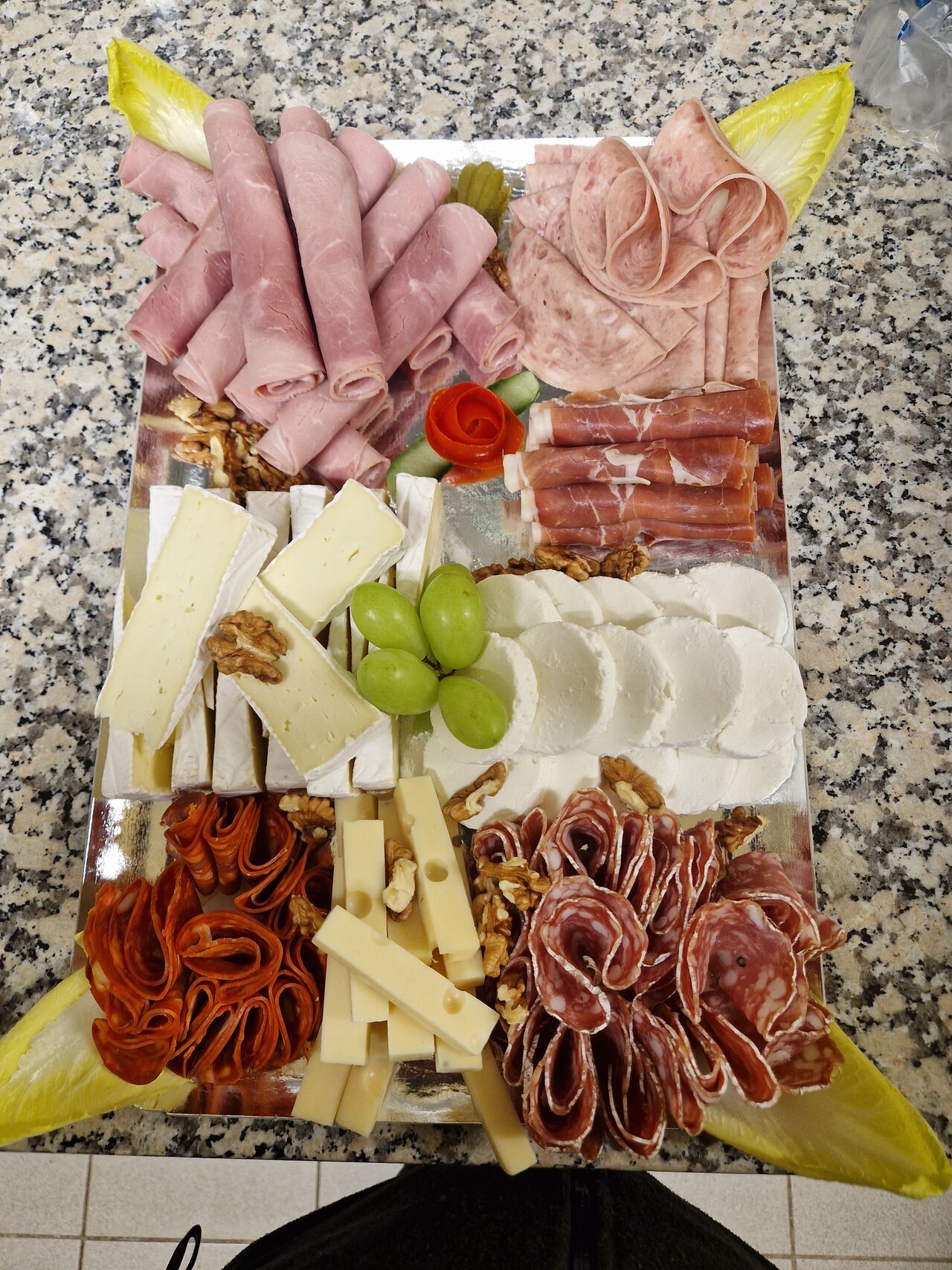 Plateau fromage et charcuterie