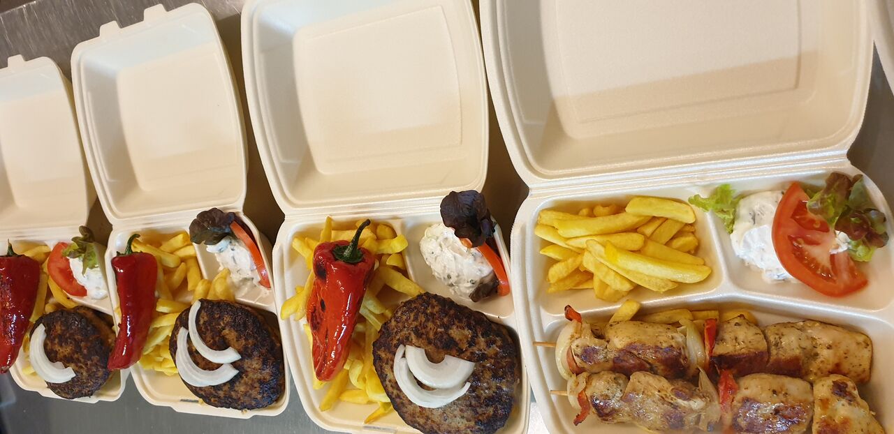 Bifteki und Souvlaki 