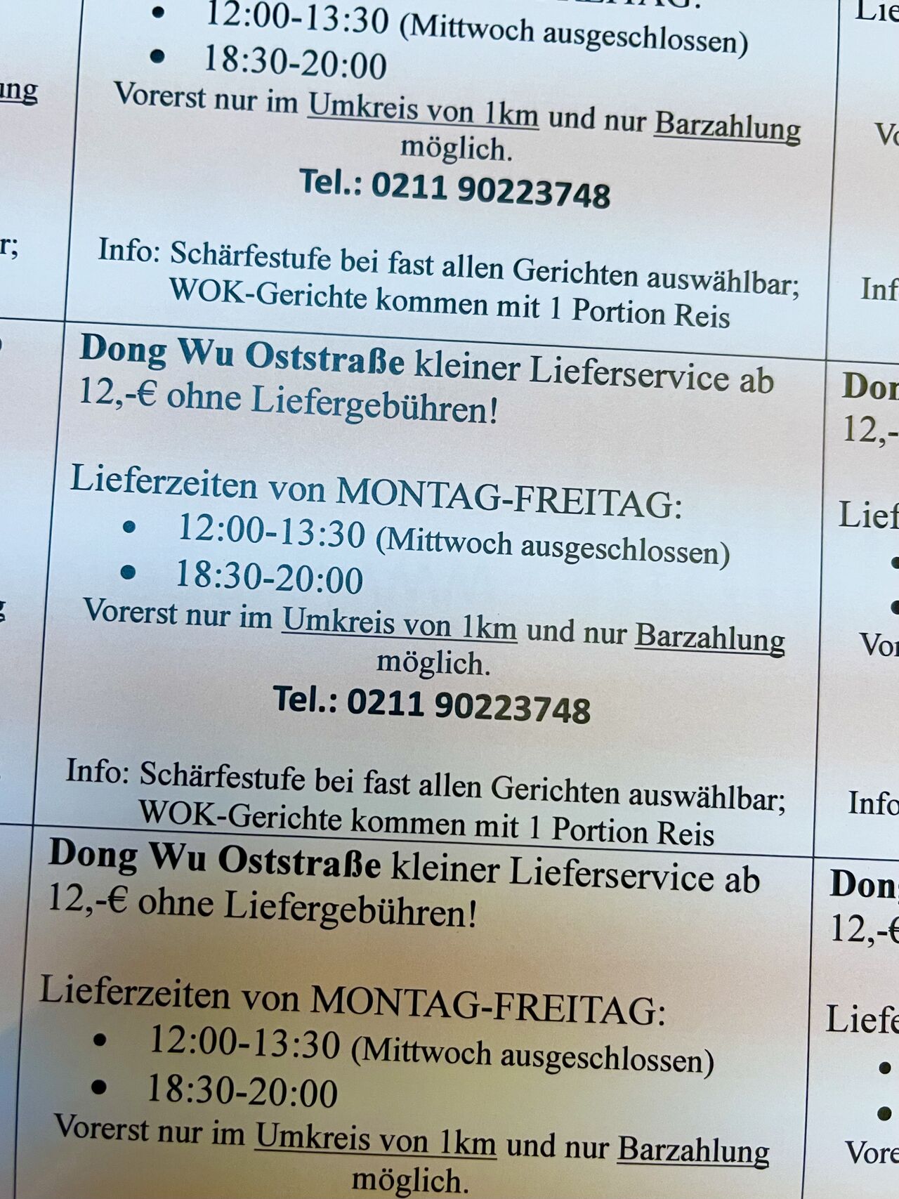Wir liefern aus!