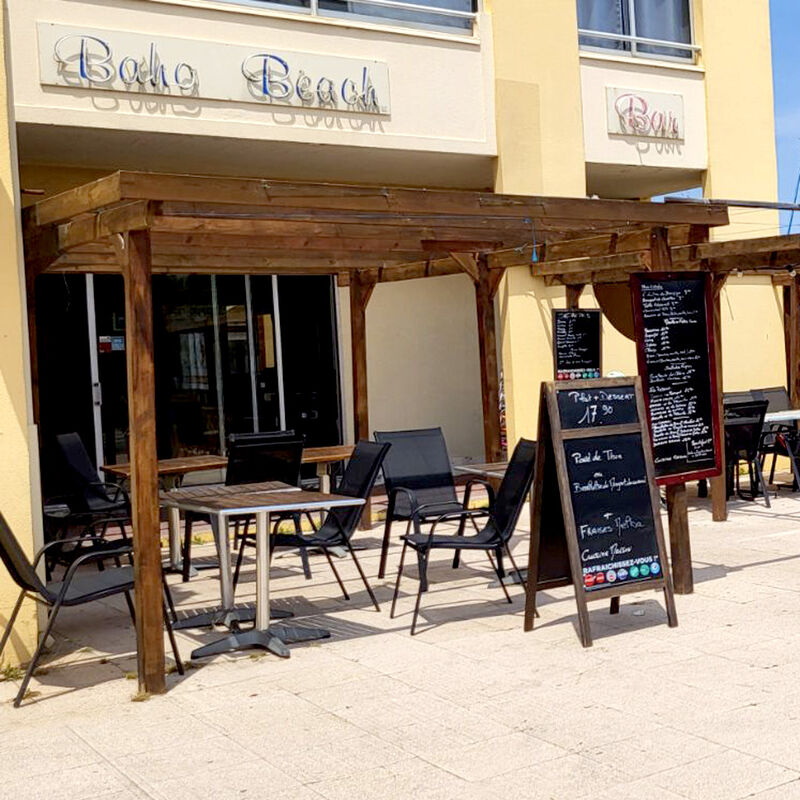 L'entrée du Baho Beach