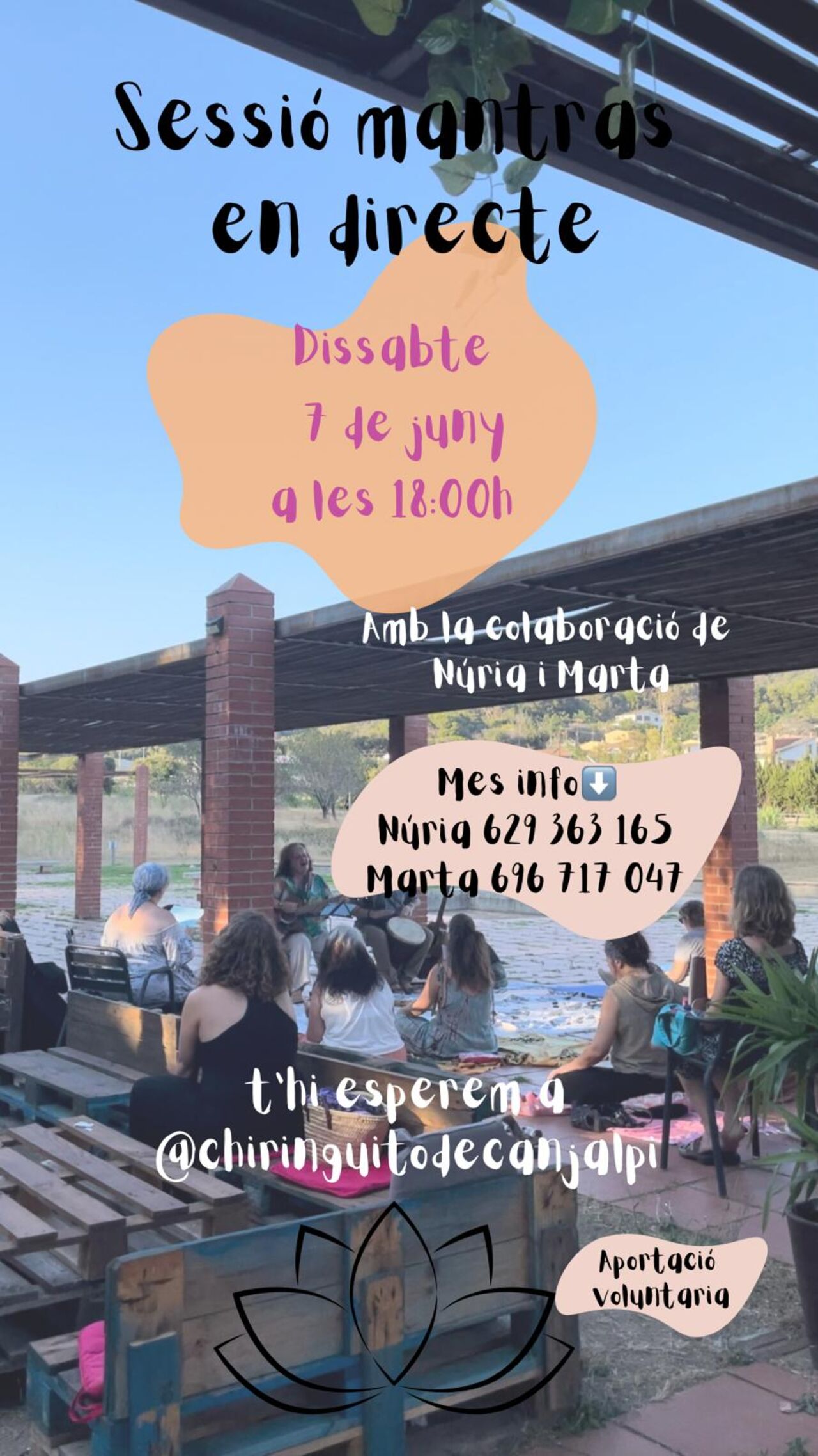 Sessió Mantras en Direct