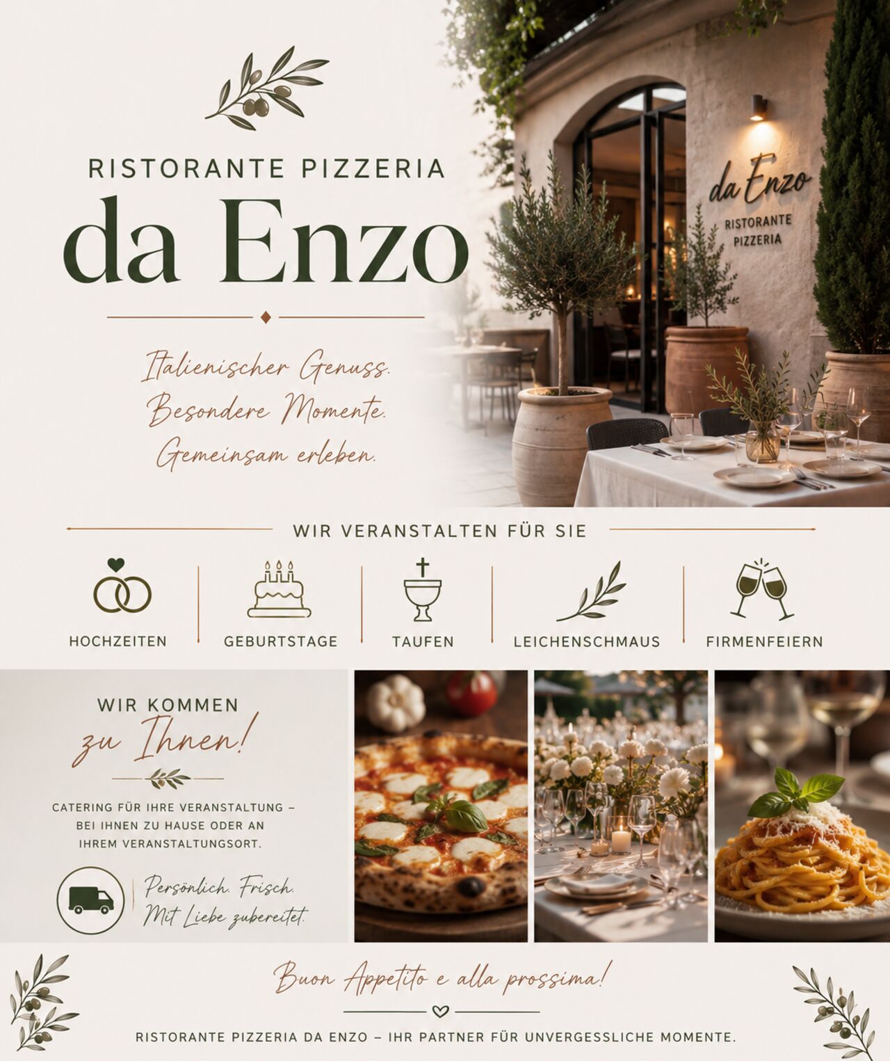 Catering / Veranstaltungen
