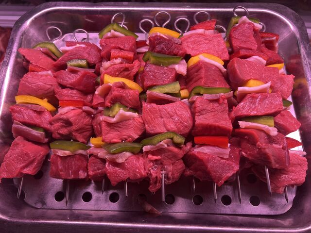 BROCHETTE DE BOEUF