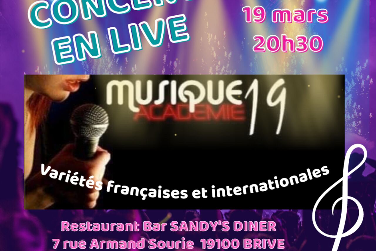 Dîner Concert en live - Samedi 19 mars 2022