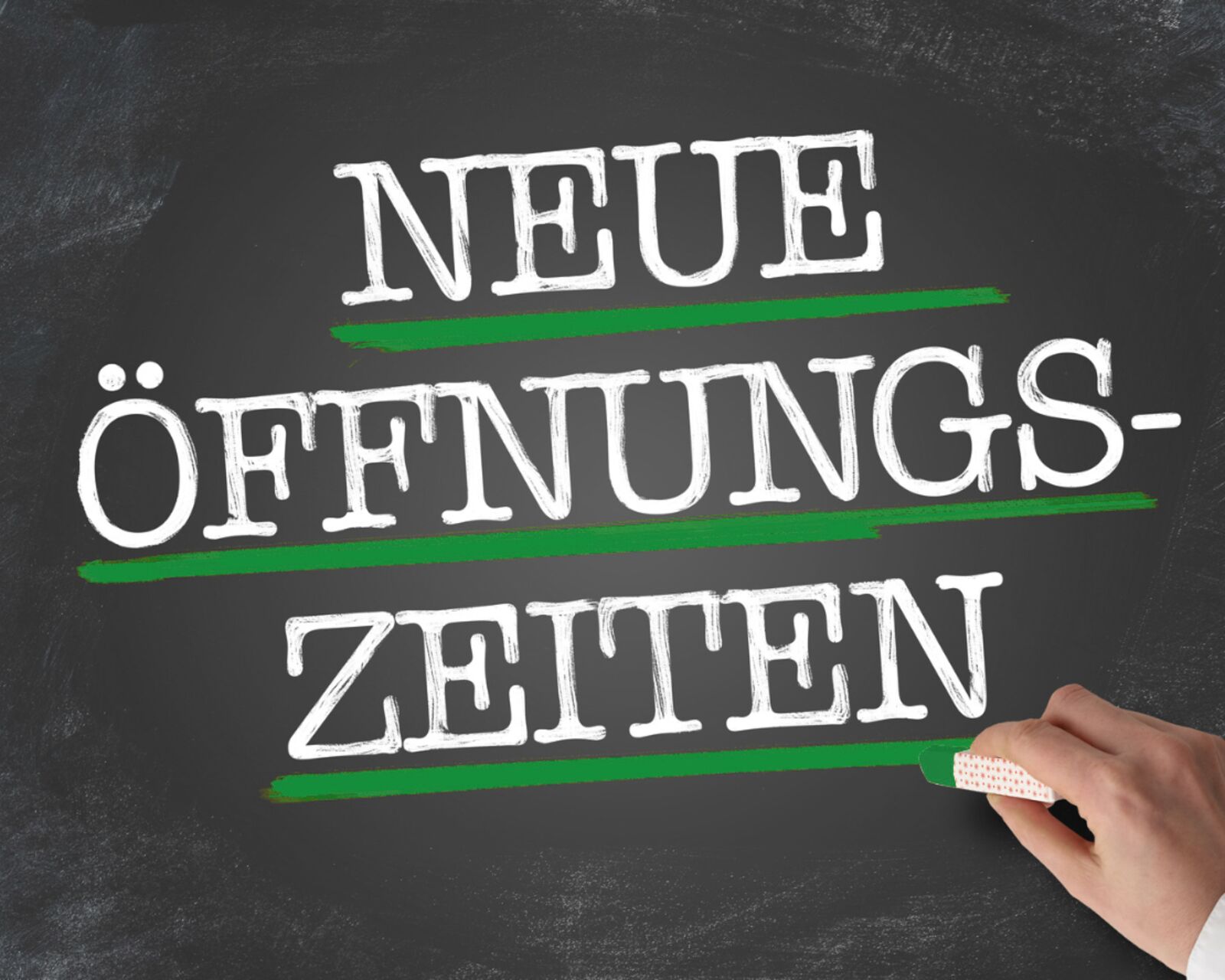 Neue Öffnungszeiten