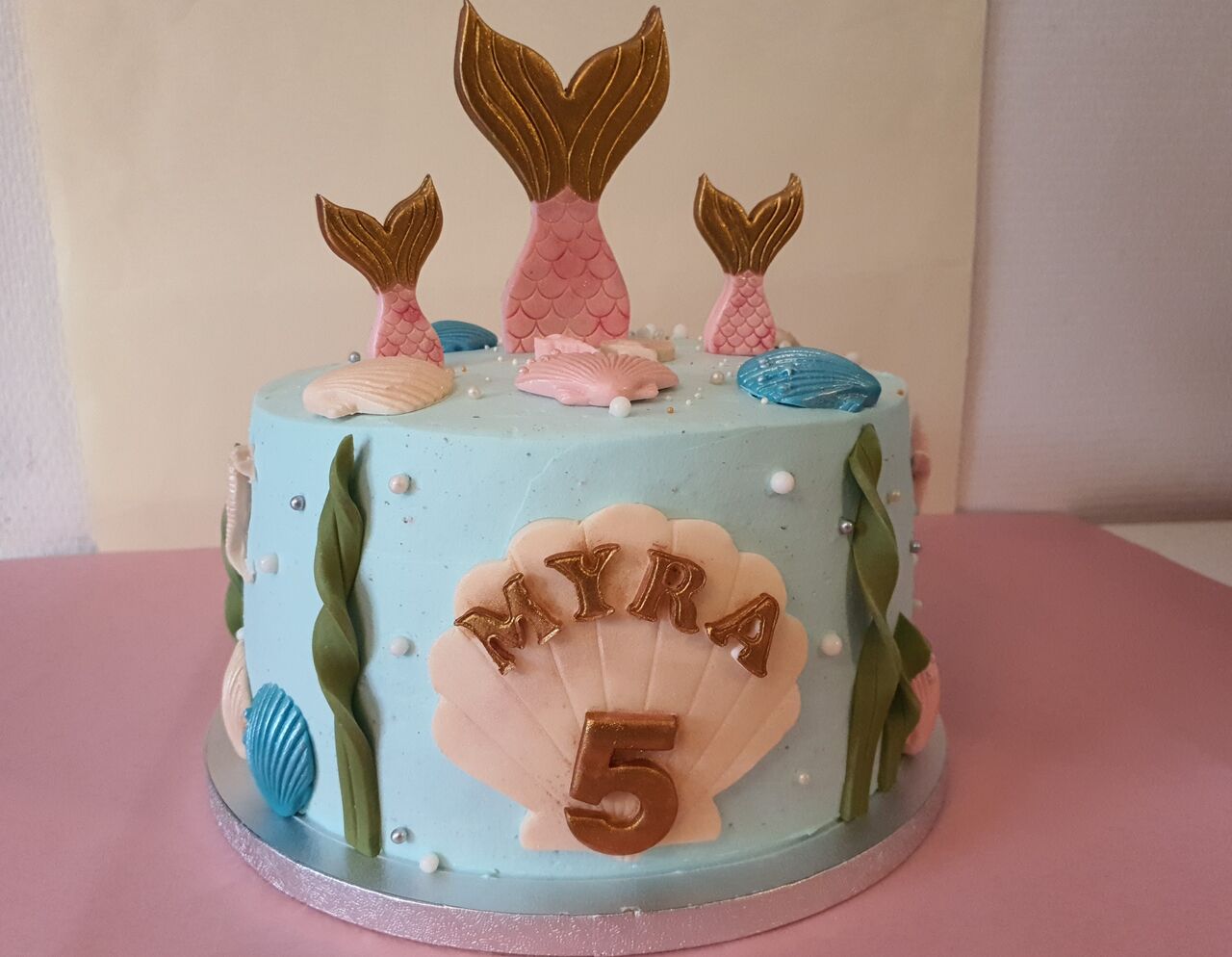 Layer cake Thème Sirène