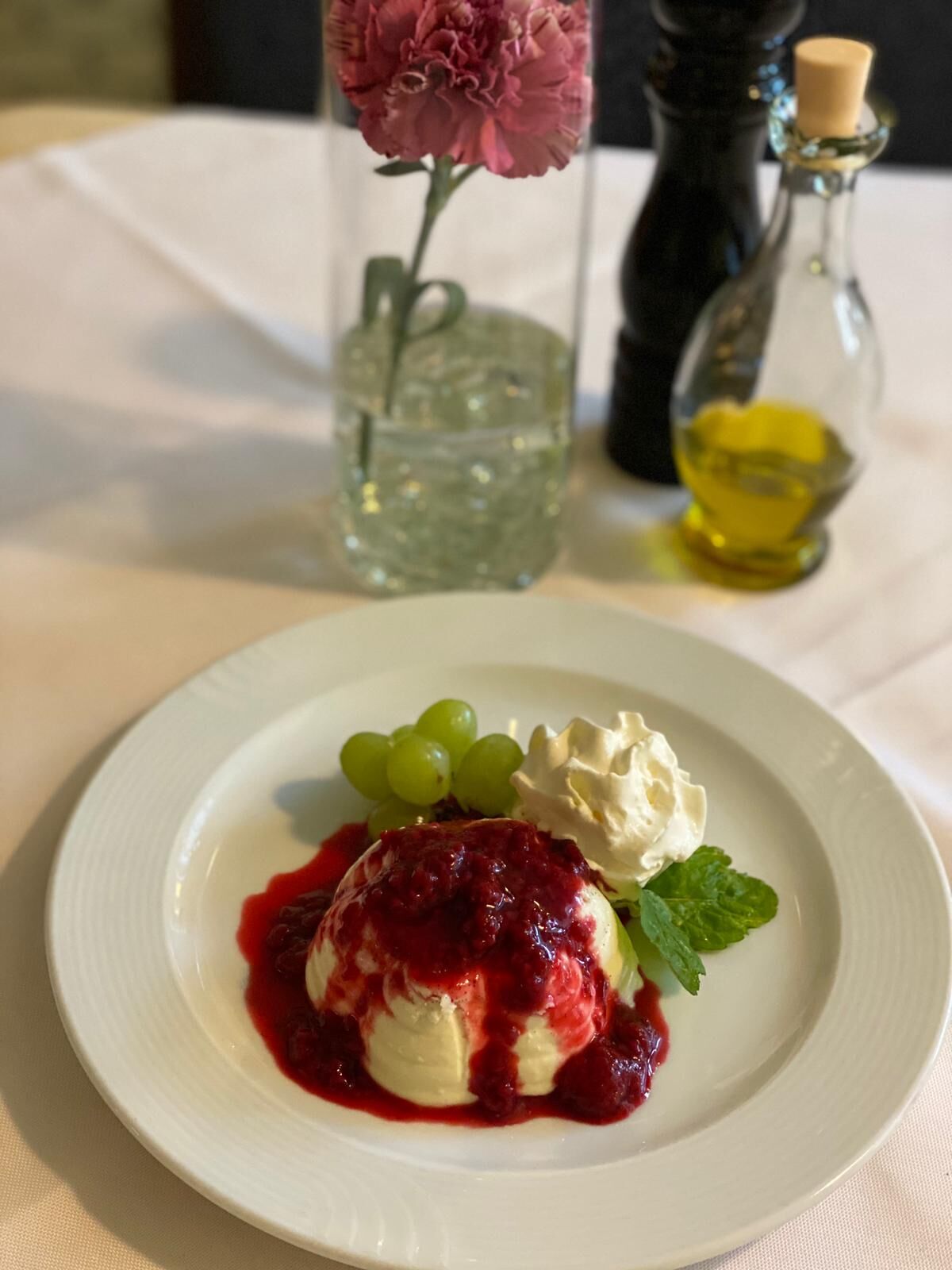 Unser hausgemachtes Panna Cotta.