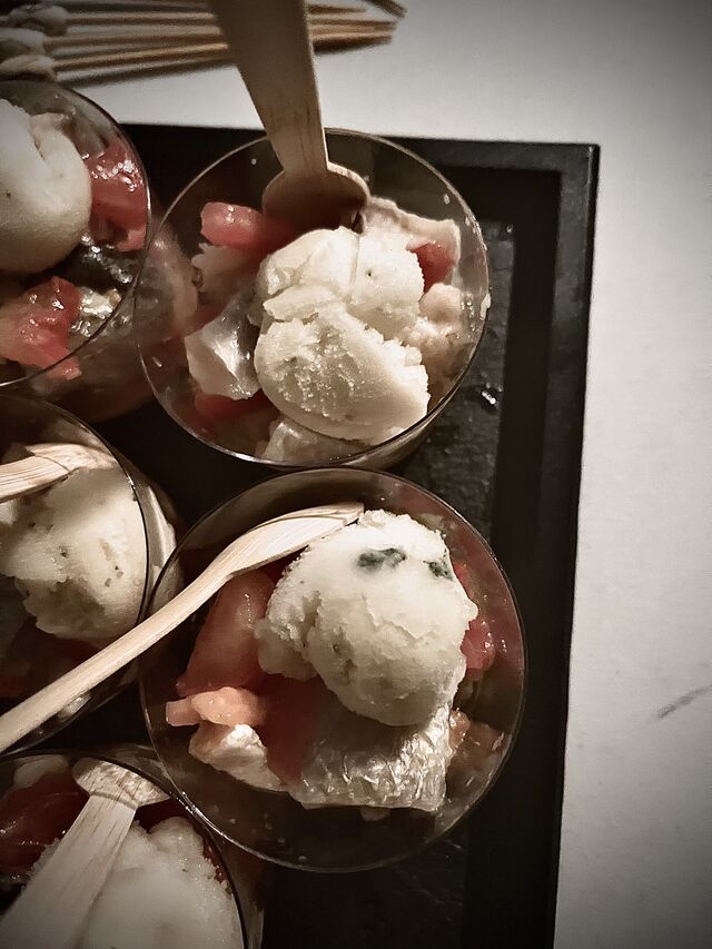 Seviche de daurade au mojito 