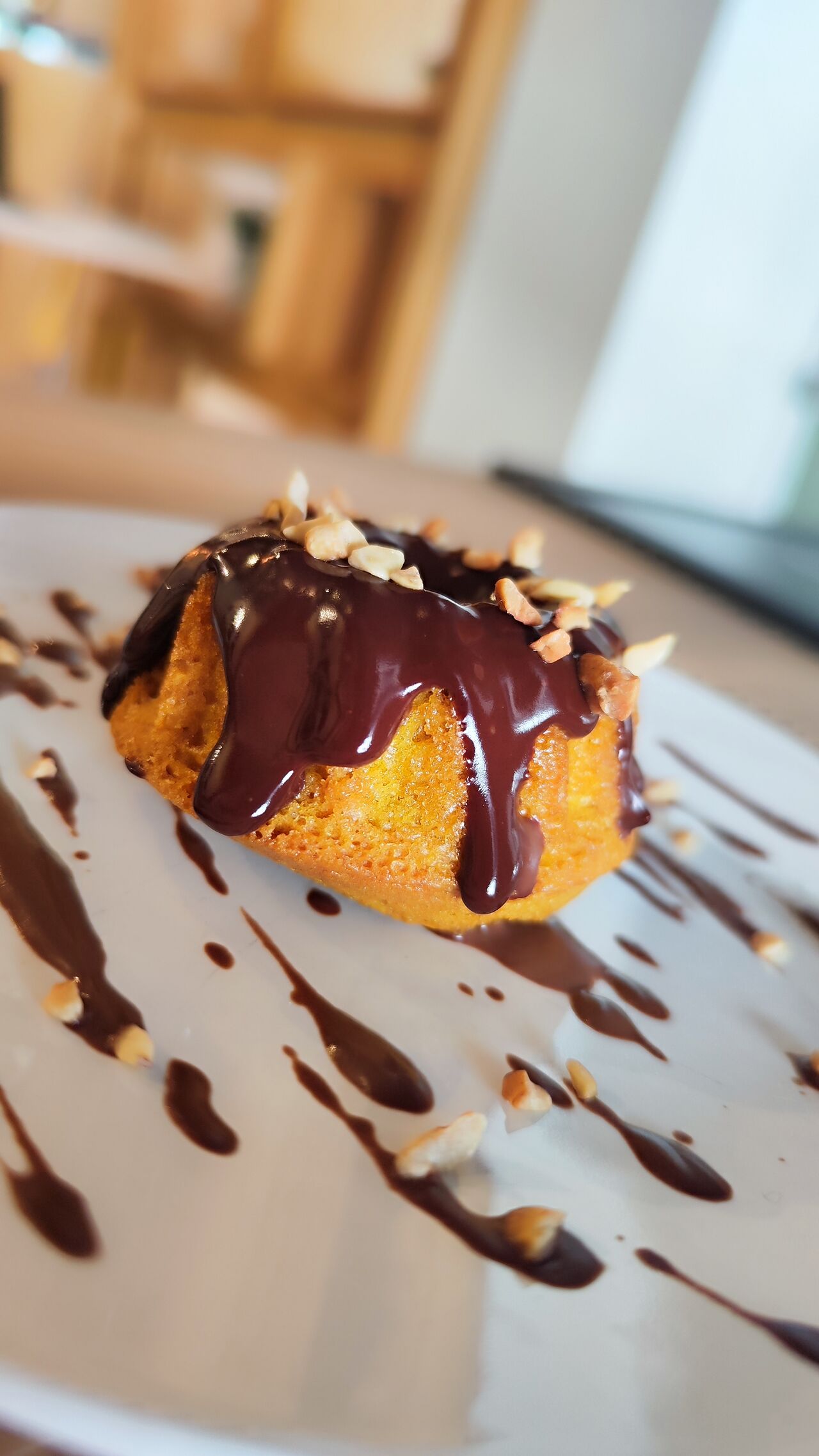 Cake de cenoura com chocolate 