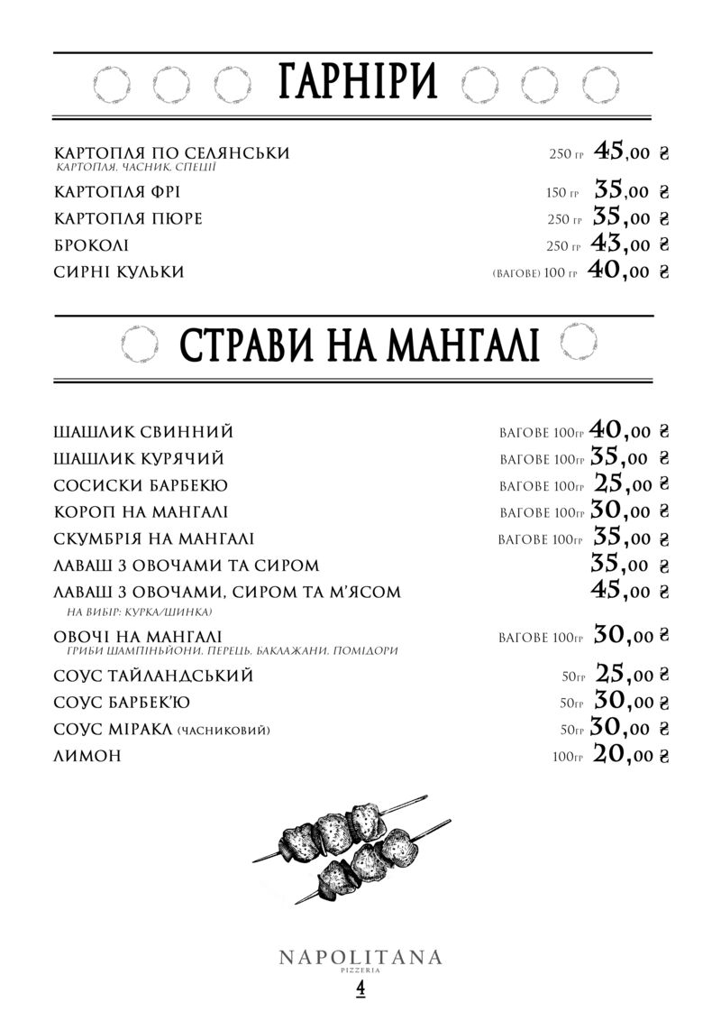 Гарніри та страви на мангалі