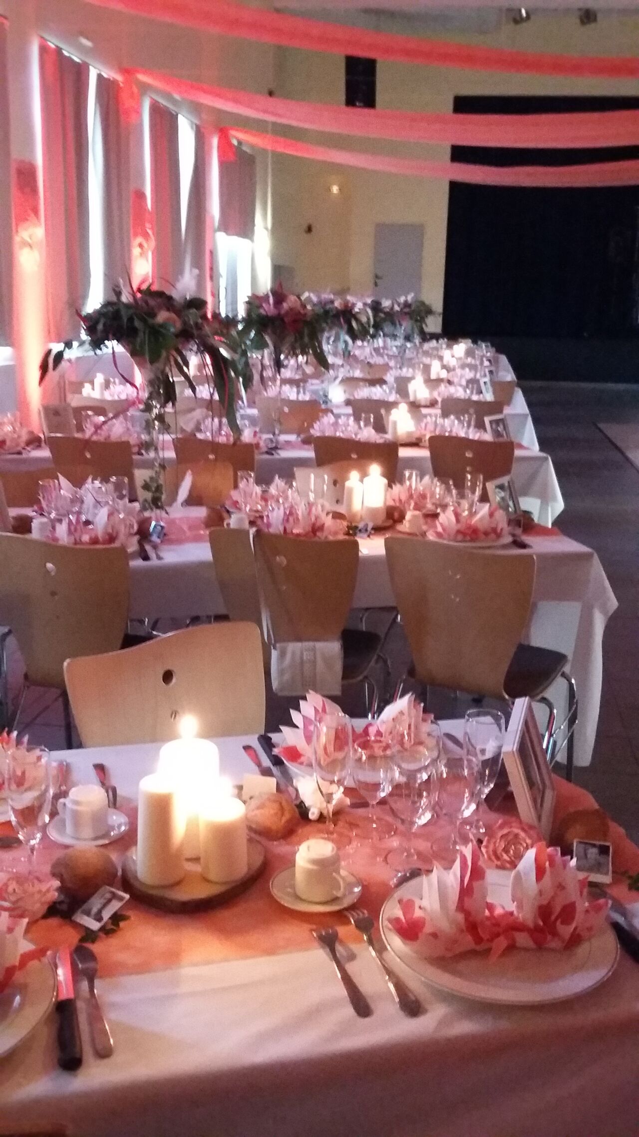 décoration de salle traiteur