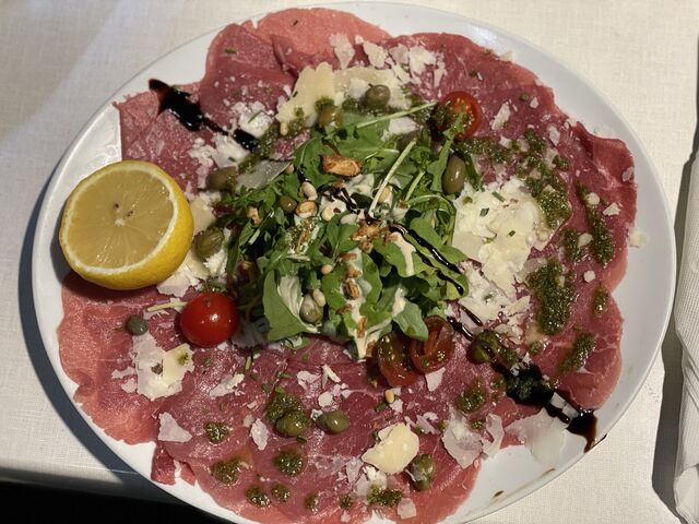 CARPACCIO DE BOEUF la suggestion du moment 