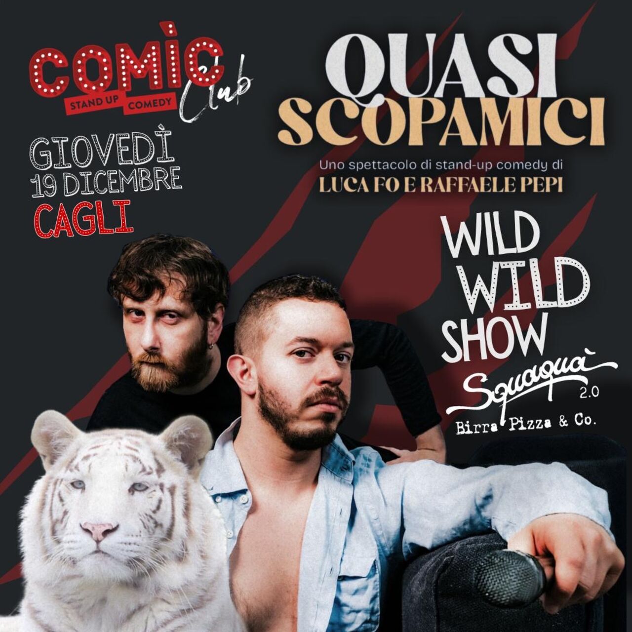 Giovedì 19 dicembre Stand Up Comedy