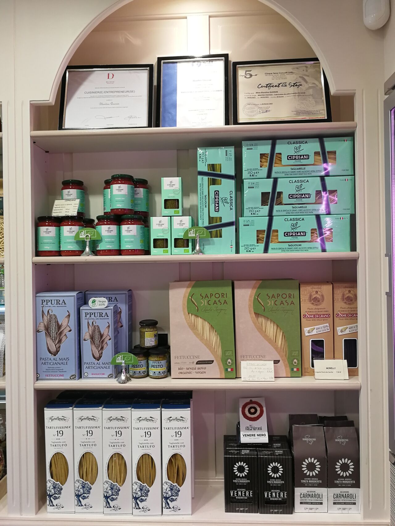 Notre sélection de pâtes sèches ...