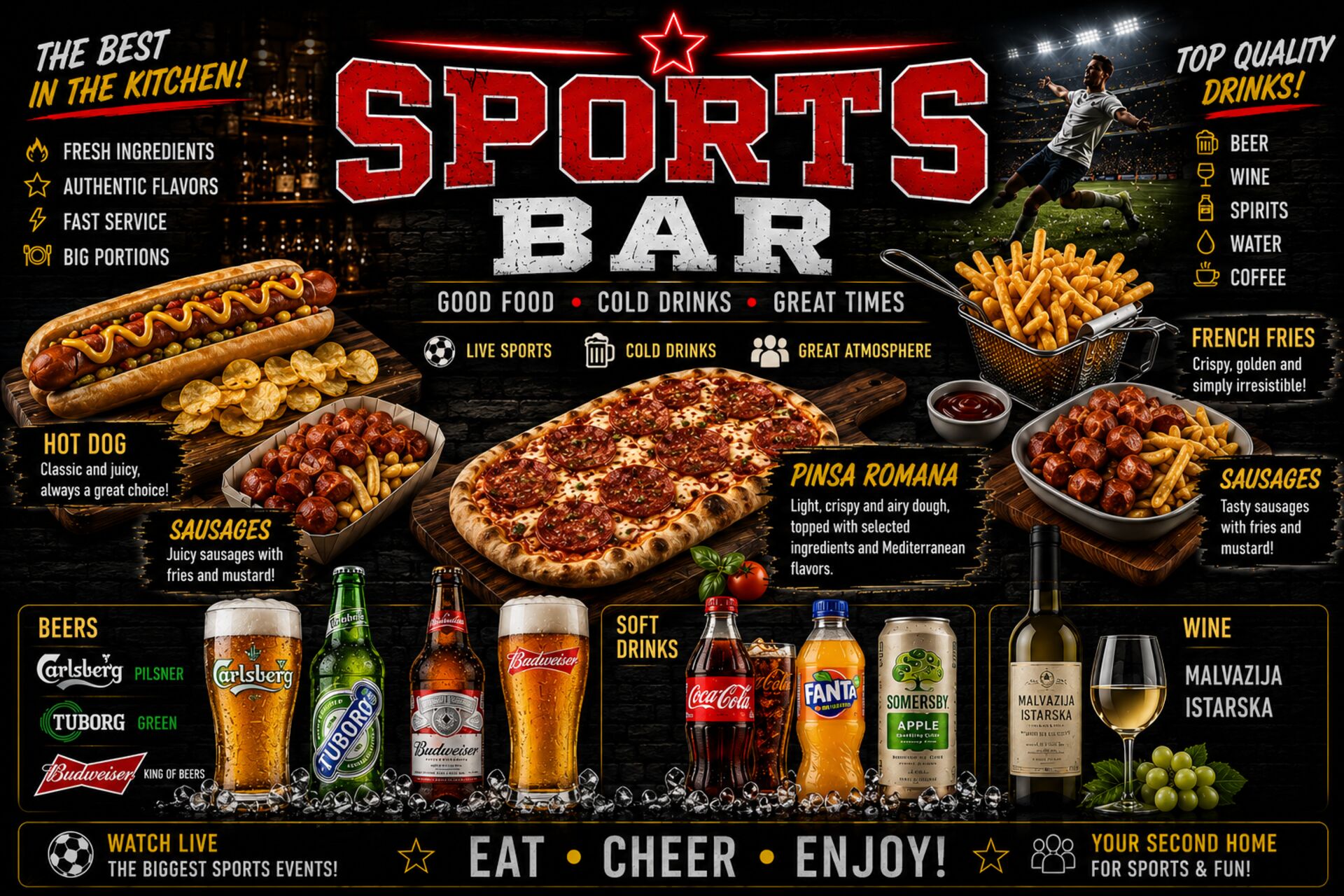 Sports Bar Welcomes You