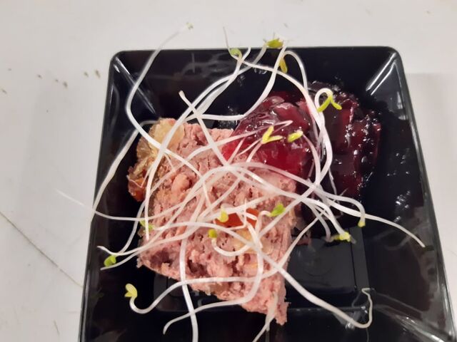 Hapje: paté met uienconfijt 