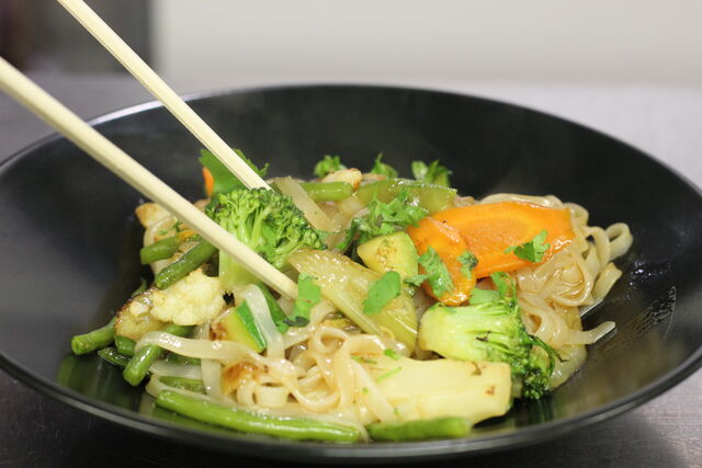 Nouilles de Riz aux Légumes