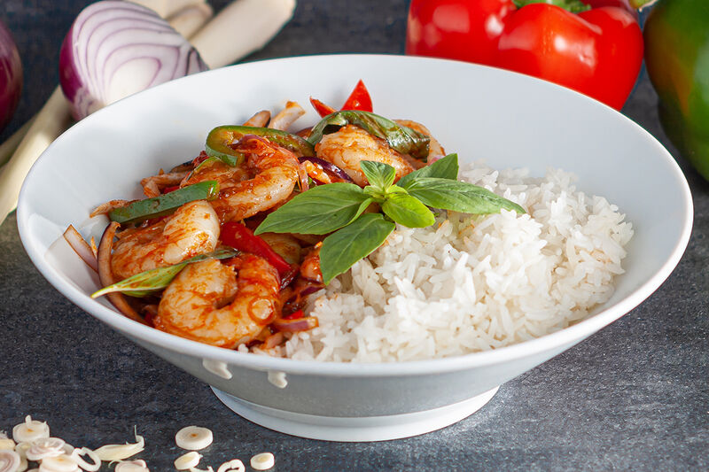 Crevettes citronnelle 12,50€