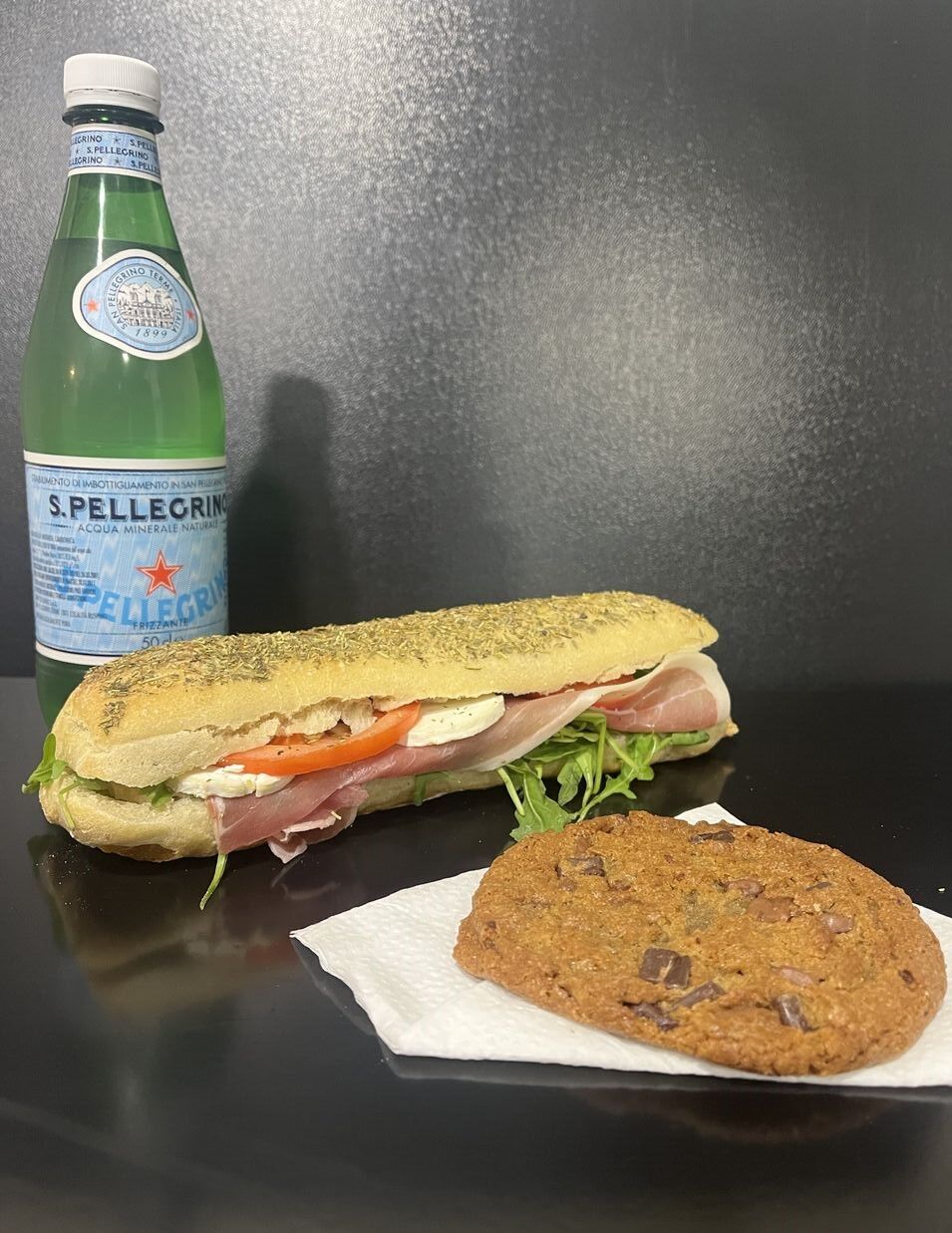 Sandwich jambon cru chèvre 