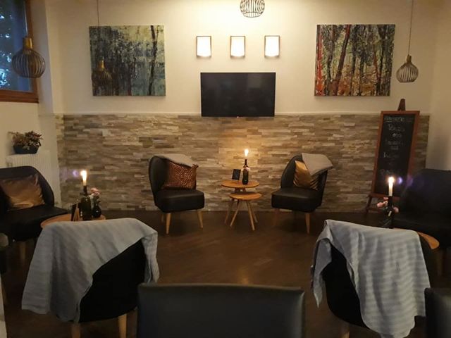 unsere Kaffee-Ecke und beliebter Lounge-Bereich zum Entspannen