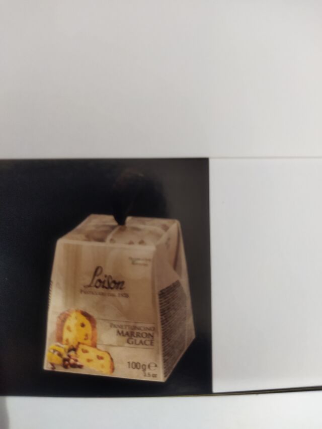 Panettone marrons glacés 2.45€ les 100gr