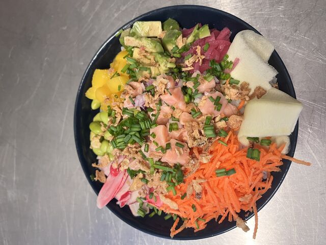 poke bowl saumon mariné