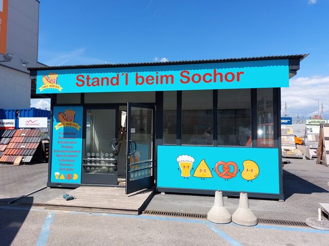 Imbissstand Fronteingang - Standl beim Sochor
