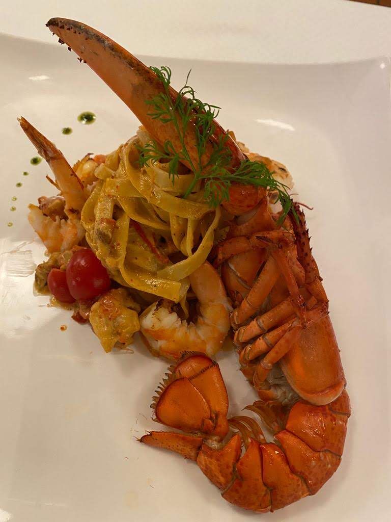 Tagliatelle mit Hummer