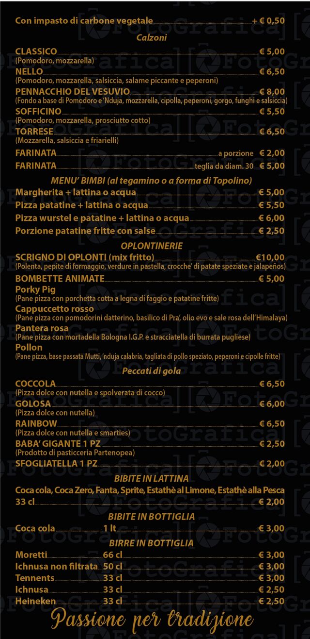 Menù aggiornato 4