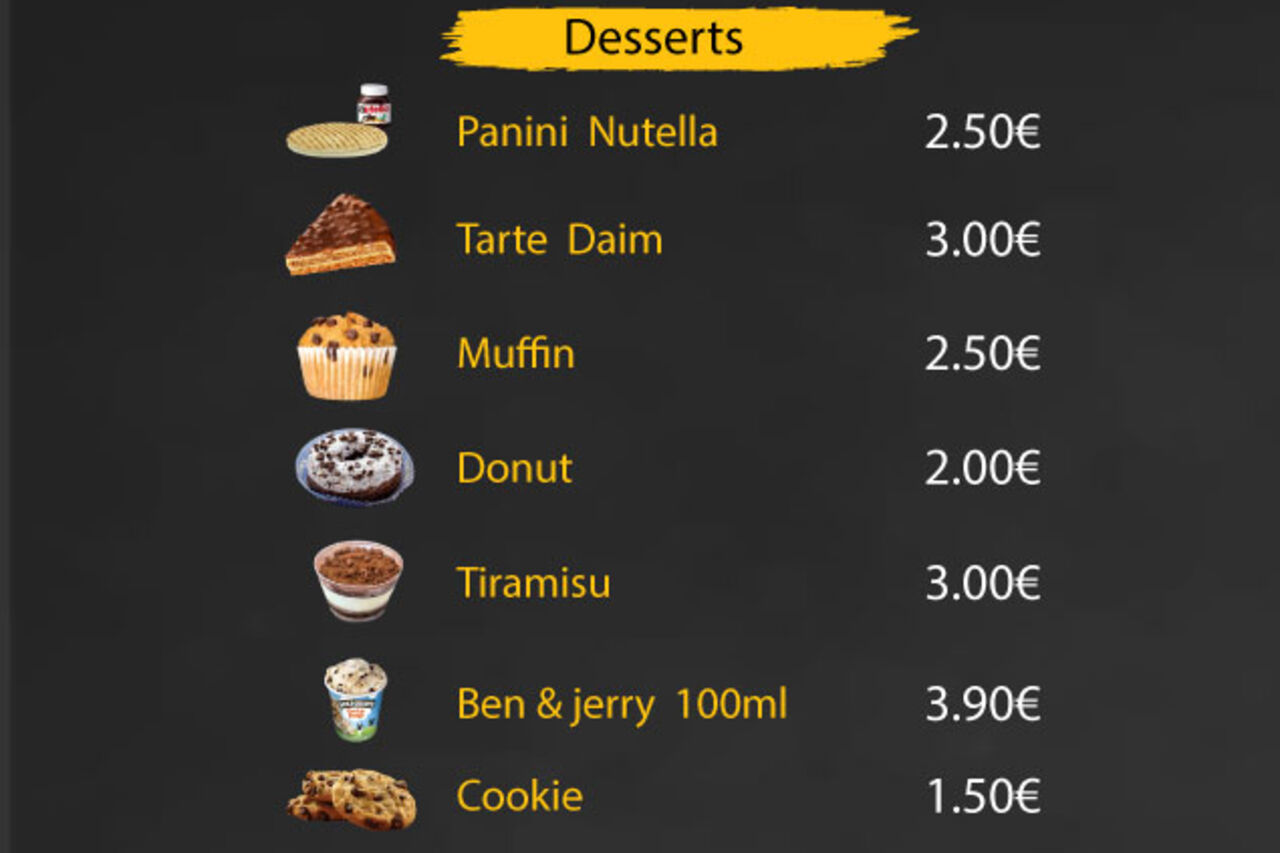 Nos desserts