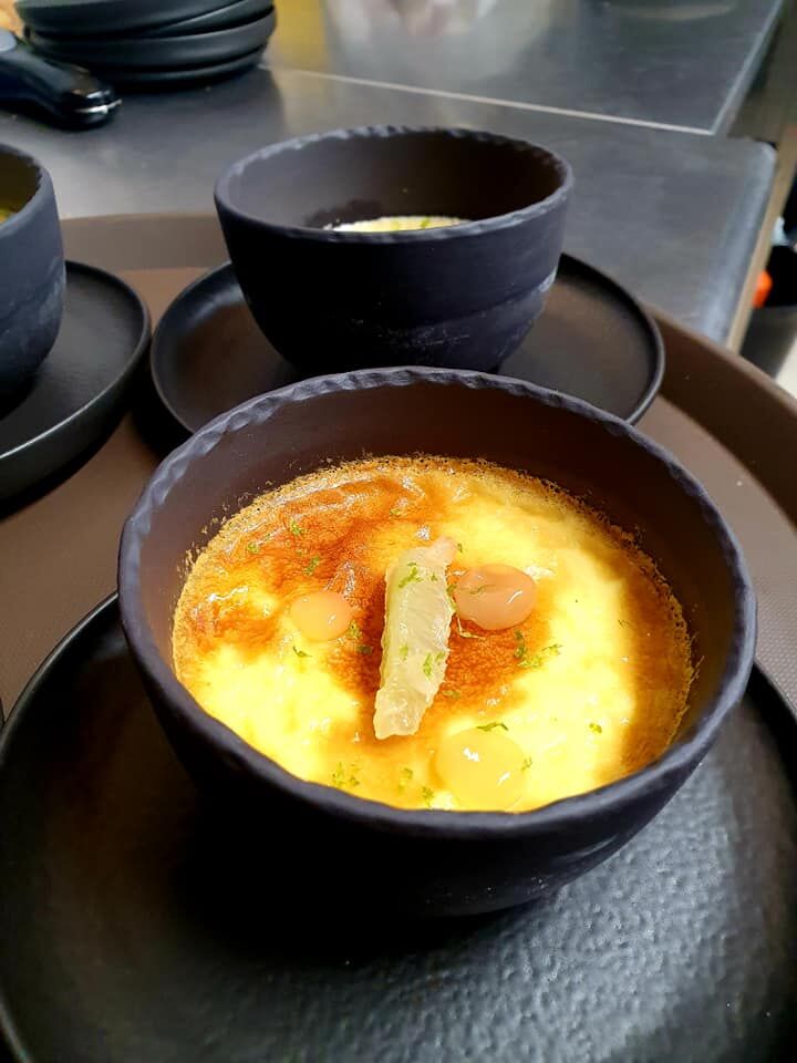 Creme caramel citron vert