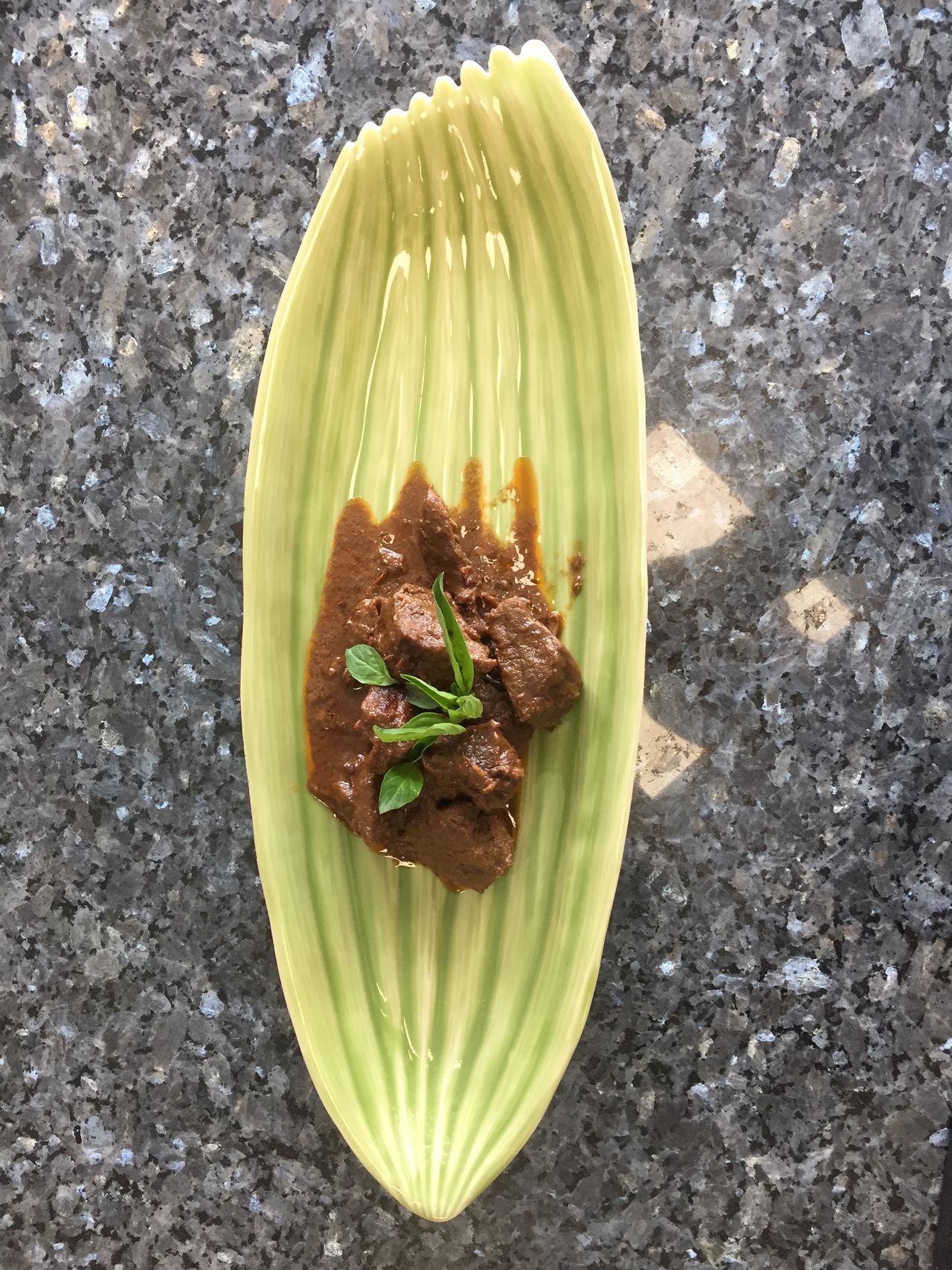 Bœuf au curry rouge