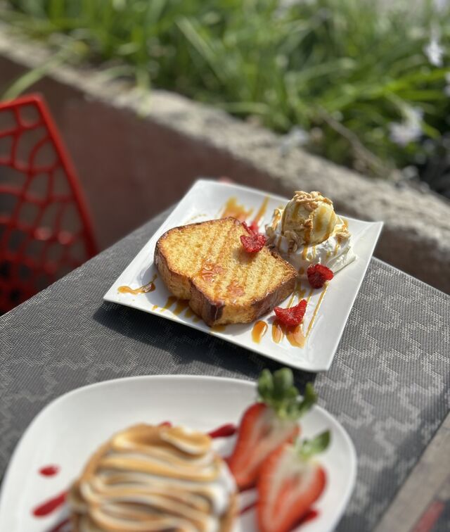 DESSERT DU JOUR (brioche façon pain perdu)