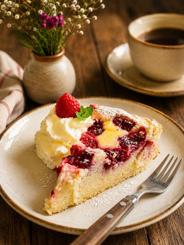 Himbeer - Topfen Torte