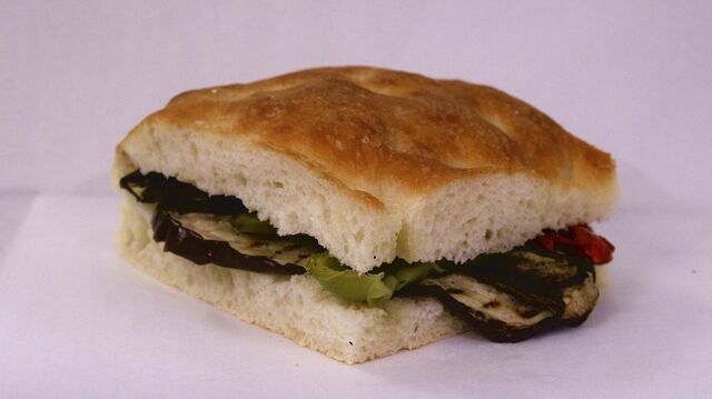 Focaccia vegetariana