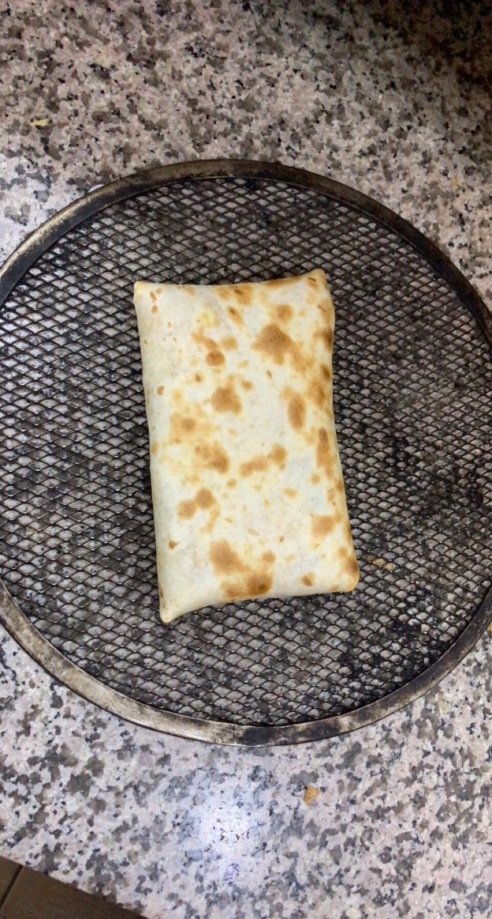 Tacos kebab cuisson prête sortie du four 