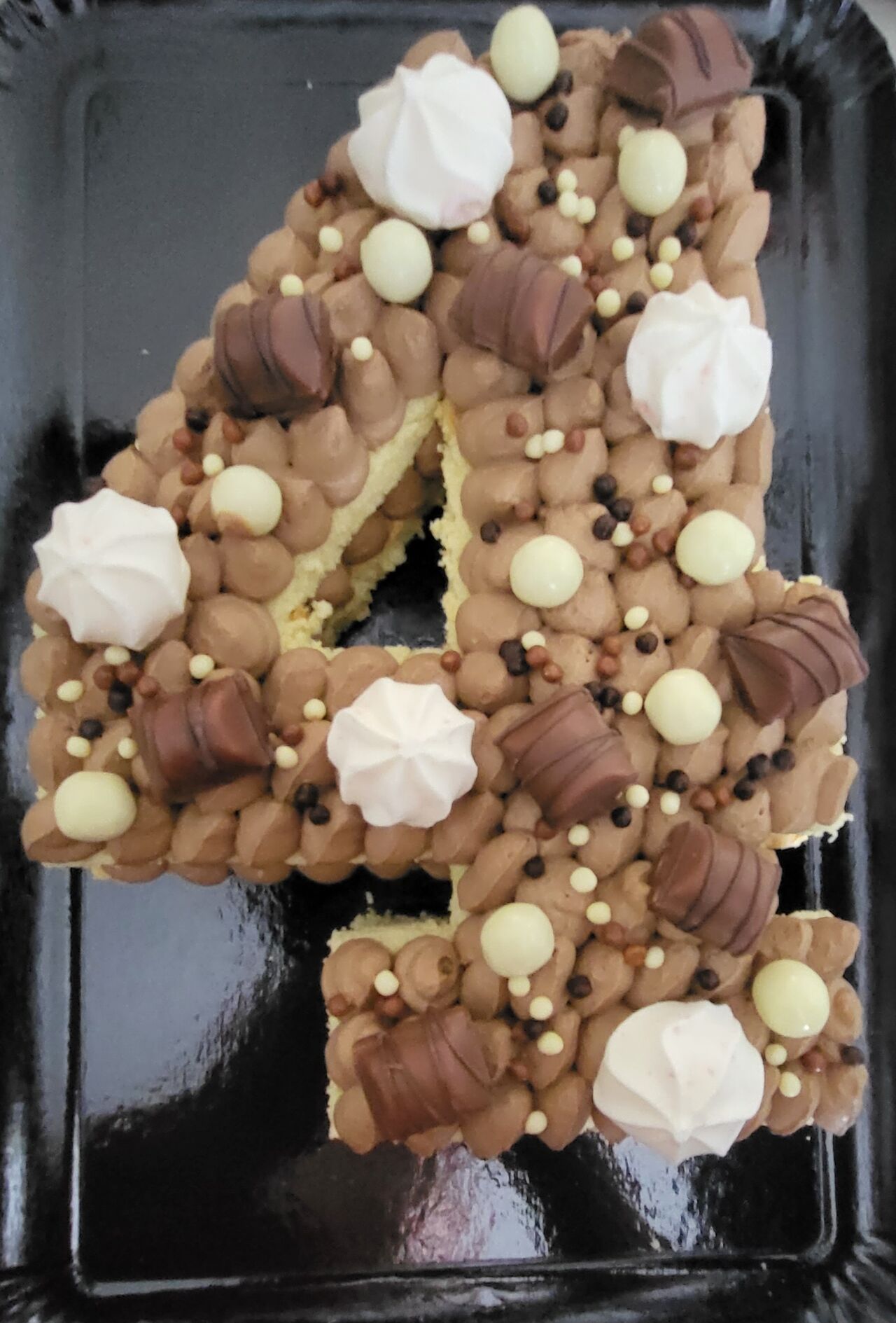 Number Cake 4 chocolat 