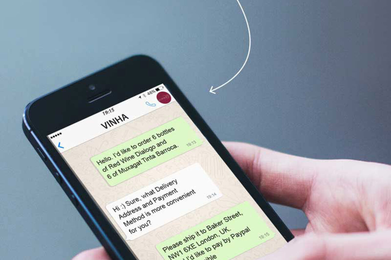 Comenzi mancare pe WhatsApp