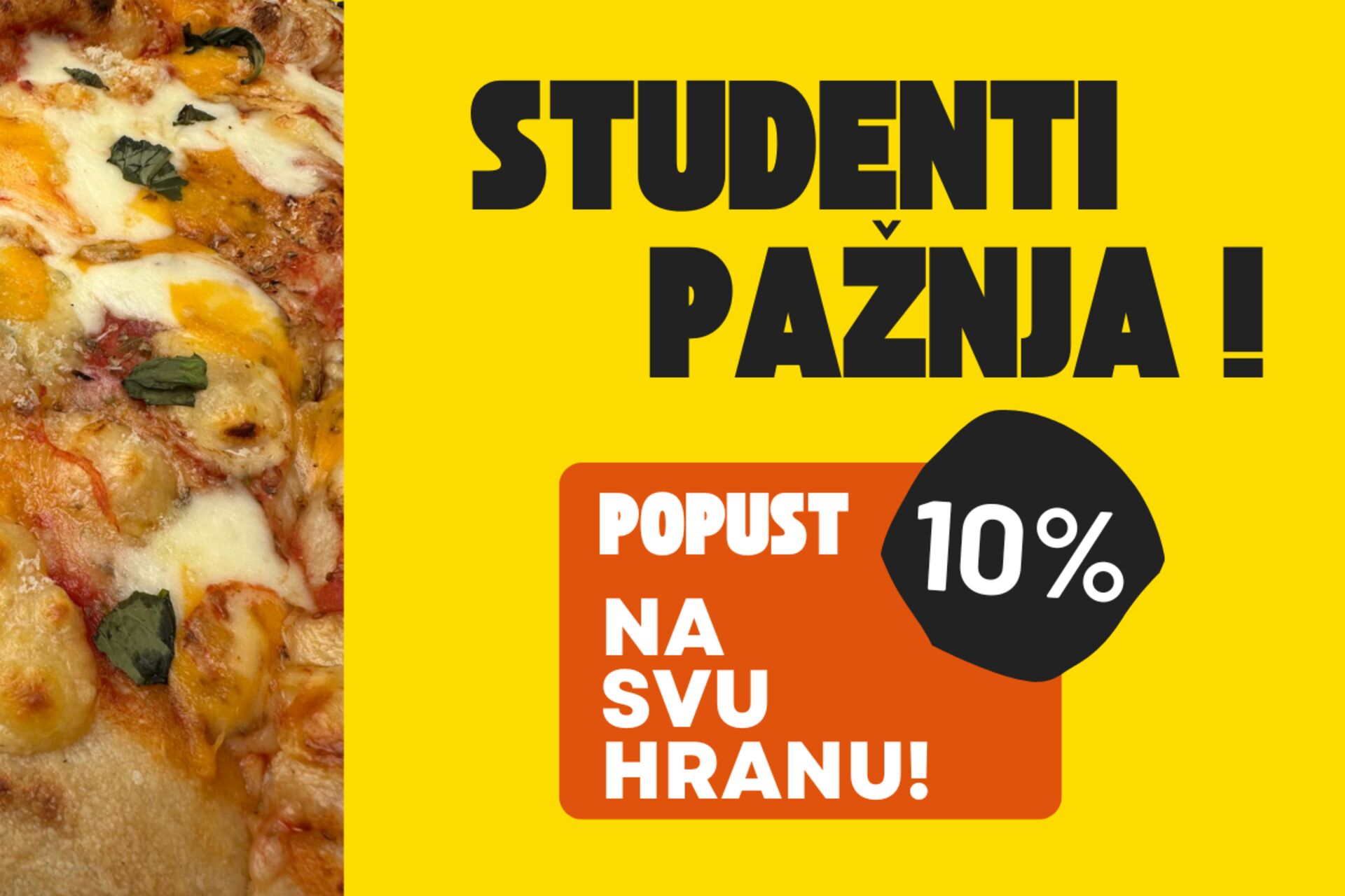 STUDENTI – ugrabite svojih 10% popust!