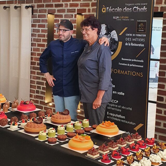 Master class entremets à Arras avec chef Antonio Bachour 
